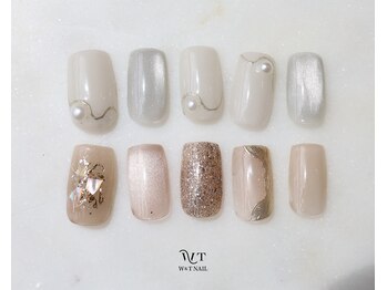 ダブティーネイル(W &T Nail)/R7.08WTシンプルデザインコース