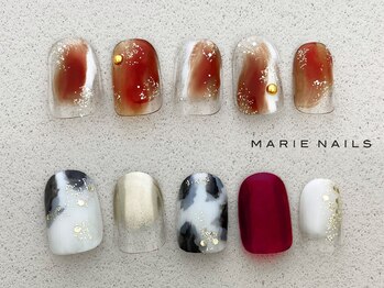 マリーネイルズ 横浜店(MARIE NAILS)の写真/《 初回オフ無料 》トレンド等、幅広いデザインで一度施術を受けるとリピートしたくなる『美爪』をご提案♪
