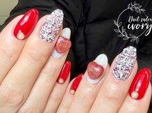 アイボリー(ivory)/バレンタインネイル