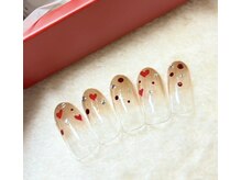 ネイル アンド アイラッシュ虹/バレンタイン