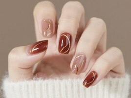 秋ネイル持ち込み