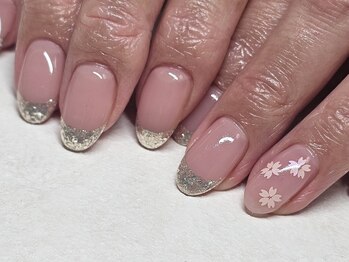 ガラスフレンチ×桜