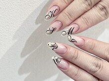 モカ 心斎橋(moca by Lee)/【miyuu】イニシャルネイル