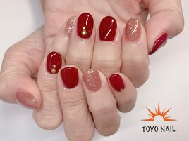 金箔入りピンク×ボルドー☆