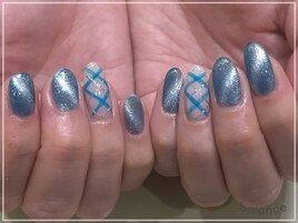 チェックネイル♪