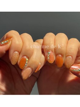 シャルム ド ケー(charme de k)/ビジューネイル