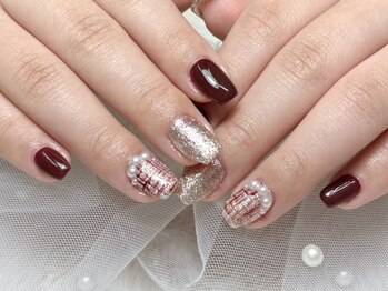 ツイードネイル