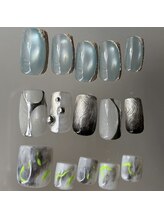 ロウズネイル 新小岩南口店(LOEWS NAIL)/定額Art（シンプル/ニュアンス）