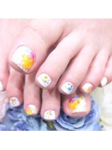 ネイルサロン ディーバ ギンザ(Nail salon Diva GINZA)/カラフルタイダイ