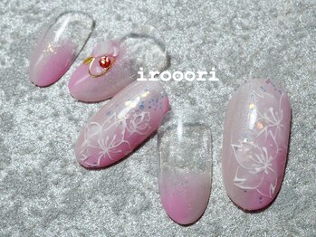 ネイルアンドアート イロオリ(irooori)/桜ネイル♪
