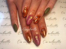 サロブリーユ(Carebrille)/べっ甲ネイル