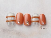 アイネイルズ 横浜EAST店(I-nails)/トレンドぷっくりチェックネイル