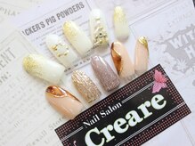 クレアーレ(Creare)/べっ甲＆ホワイトネイル