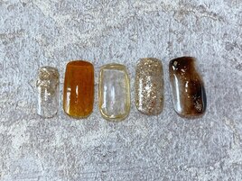 定額ネイル　ニュアンス