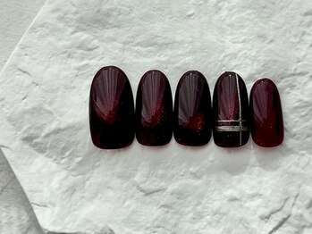 リライトネイル(Relight nail)/うるうるマグ×チェックネイル☆