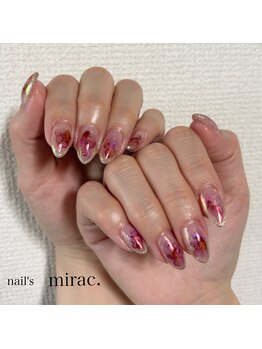 ネイルズミラク(nail's mirac.)/水彩ネイル