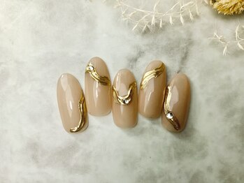 ブリスフルハピネス(Blissful happiness)/定額ネイル(simple)春ver.