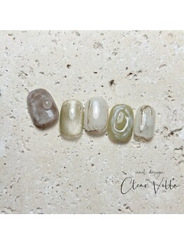 ネイルサロンクリアヴィラ(nail salon clear villa)/Design nuance¥9990