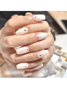 ヴィレーヴ(Vi Reve)の写真/[クリア/ラメグラ/ワンカラー/グラデーション/フレンチ ¥4500～]お急ぎ大歓迎☆時短ネイルで素早く可愛く♪