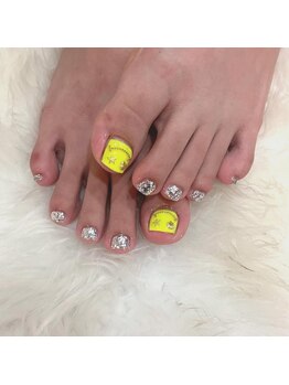 トータルサロン 白べぇーっ プラス/蛍光ネイル