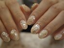 ブライダル　ニュアンスネイル