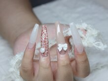 【冬の定額ネイル】ジェル→\5000/長さ出し付き→\10000