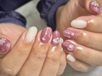 マット×オーナメントネイル☆