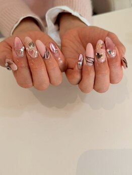 リノ(Lino)/バレンタインネイル