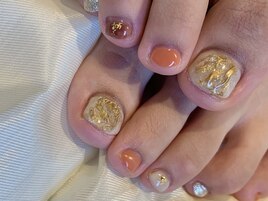 秋のfootnail。