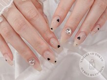 ネイルズガッシュトウキョウ 横浜西口店(NAILsGUSH TOKYO)/ワンホン/ハートネイル