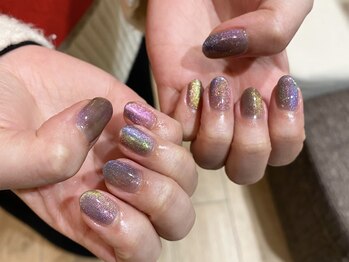 ネイルアルケー(Nail ARCHE)/もやもやマグネットネイル