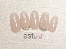 エストラッシュアンドネイル 銀座店(est lash&nail)/マーメイドネイル　ワンホン韓国
