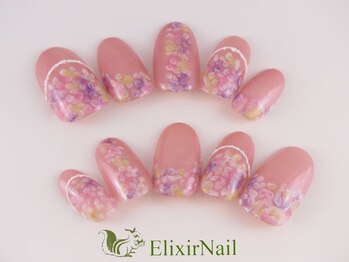 エリクサーネイル 五反田(Elixir Nail)/定額c やり放題/クーポン使用