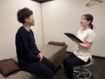 女性専用整体サロン フレル(Frele)/丁寧にカウンセリングを行います