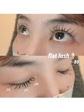 ギッシュ アイラッシュ桃花台店(guiches)/まつエク　フラットラッシュ80本
