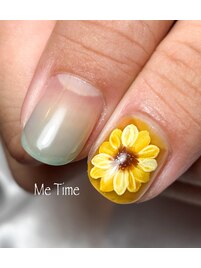 ひまわりネイル