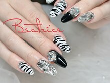 ベアトリーチェ 新宿西口(Beatrice)/ゼブラ柄のギャルネイル☆