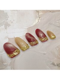 マグネット凹凸ネイル