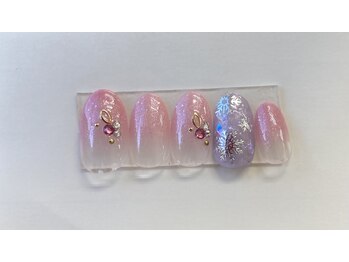ネイルアンドアイ ミント(nail＆eye mint)/1月キャンペーンネイル