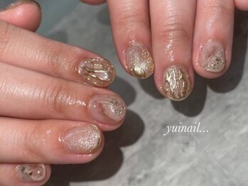ユイネイル(結Nail)/■mirror nuance nail■