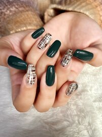 ツイードネイル