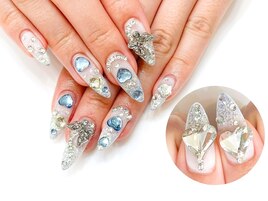 ジェル放題★ハート；蝶パーツ