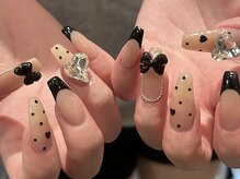 エマネイル プラスキハクヤ 肥後橋店(EmaNail+KIHAKUYA)/フレンチデザイン