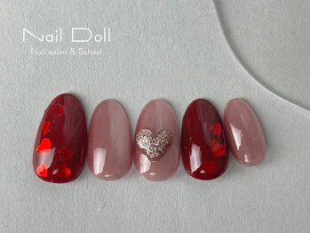 ネイルドール(Nail Doll)/バレンタインネイル