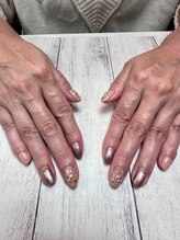 ネイルベース ネイル ケア サロン ミウラ(miura)/ビジューネイル