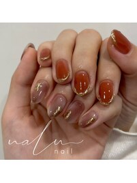 マグネットネイルグラデーション