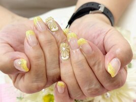 ぷっくり！レモンネイル！