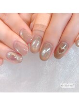 チャコネイル(chaco-nail)/ブラウンマグネット×ハート