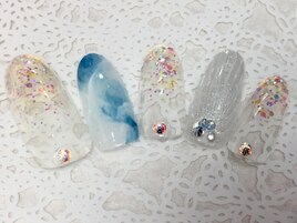 鱗とニュアンスカラー