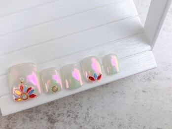 ネイルサロン&スクール ジーナ(GINA)/綺麗めホロネイル